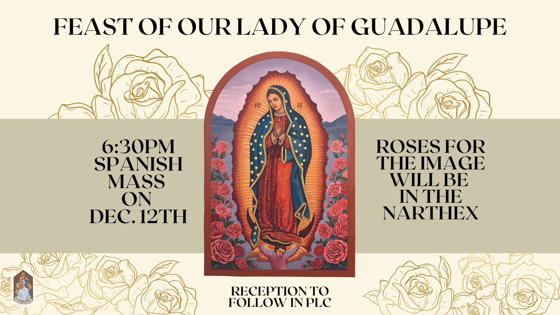 Mass for the Feast of Our Lady of Guadalupe – 12/12 – Our Lady of Mercy