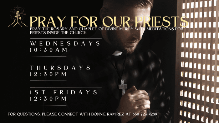 Daily Rosary Group, First Friday & Saturday, Praying for Priests, & The ...