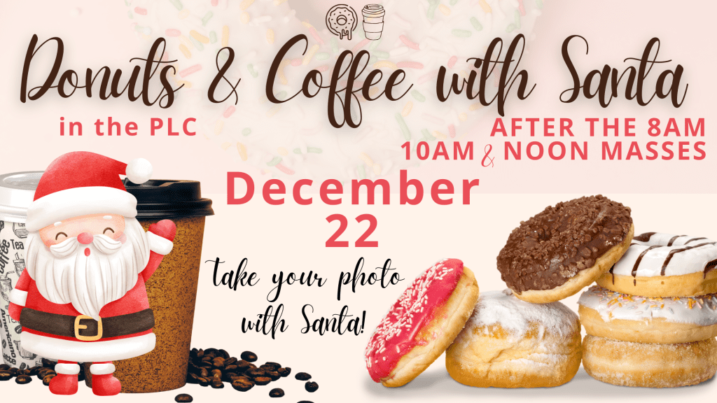 Donuts & Coffee with Santa 12/22