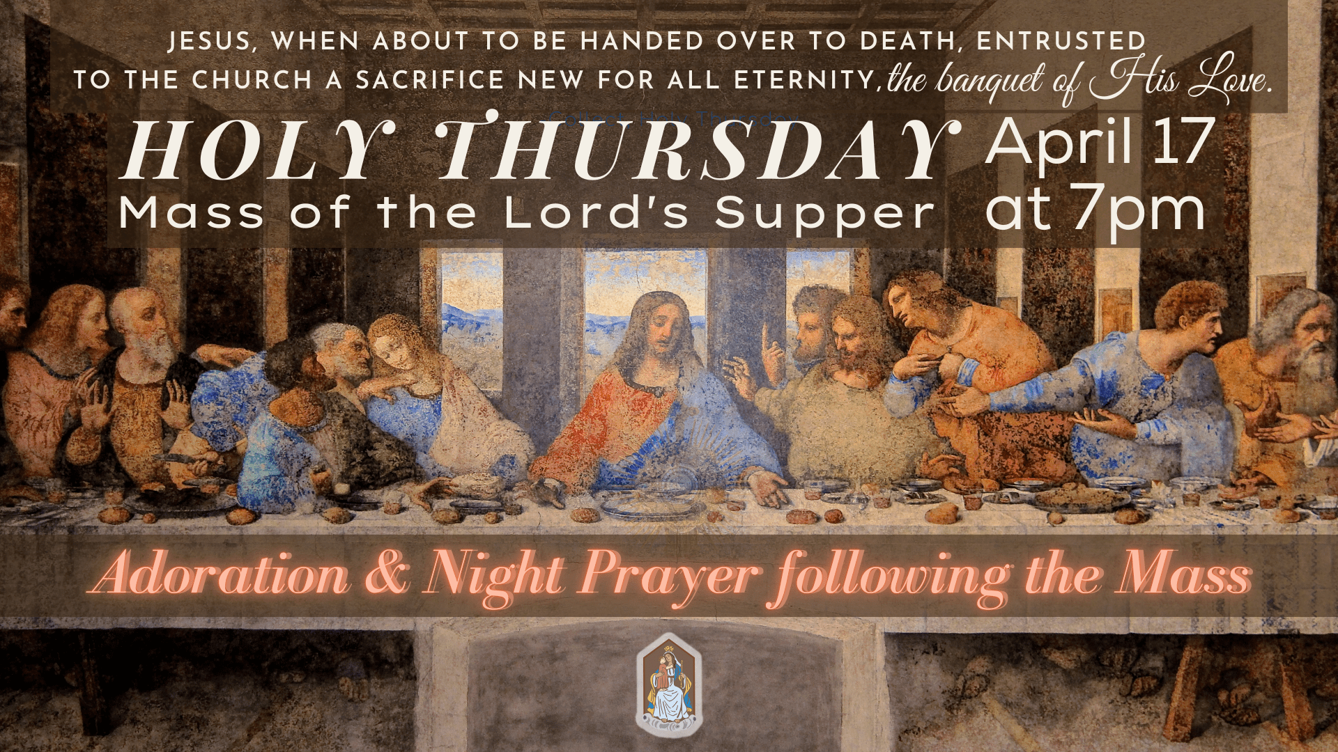 Thursday Easter Week Holy Week & Easter 2025 β Our Lady of Mercy
