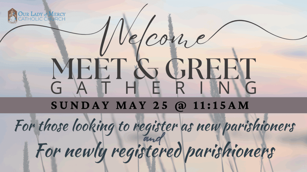 Welcome Meeting 5/25