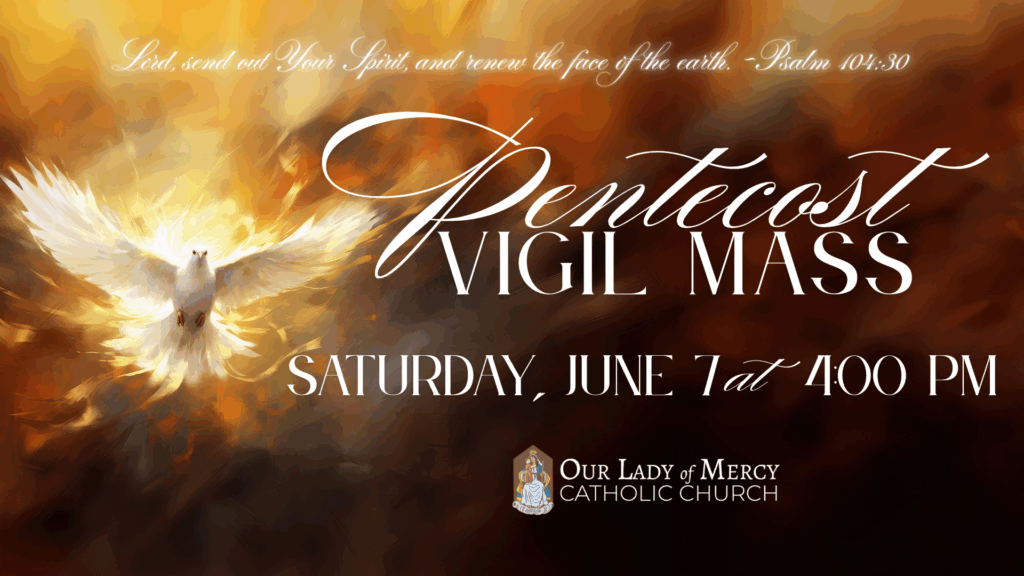 Pentecost Vigil Mass & International Potluck 6/7