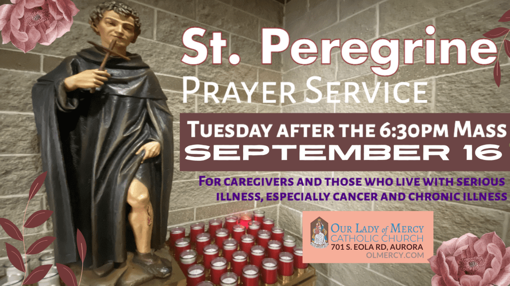 St. Peregrine Prayer Service – 9/16