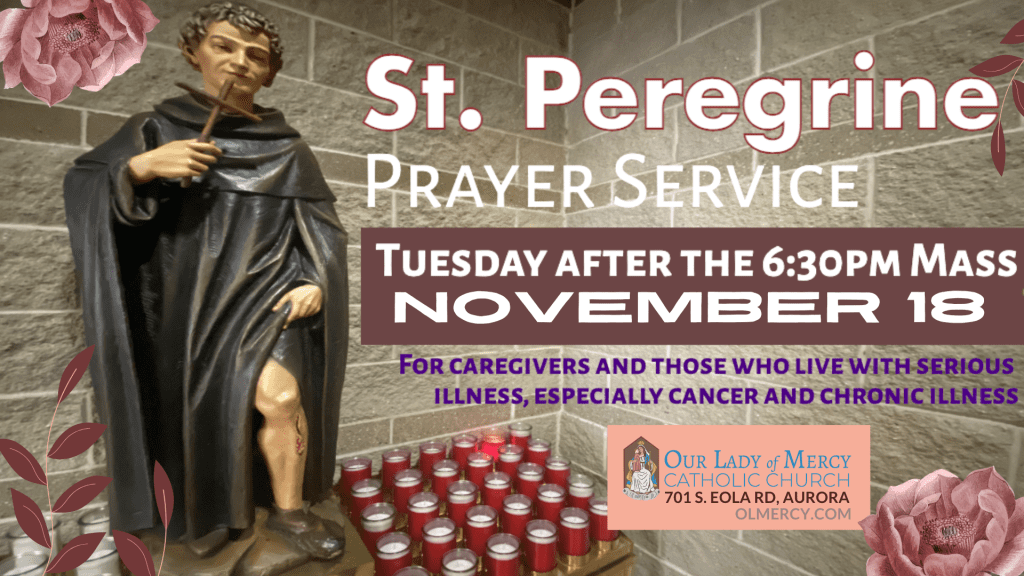 St. Peregrine Prayer Service – 11/18