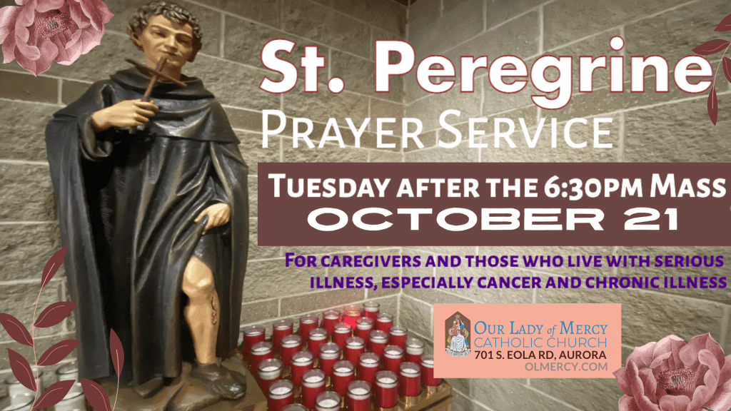 St. Peregrine Prayer Service – 10/21