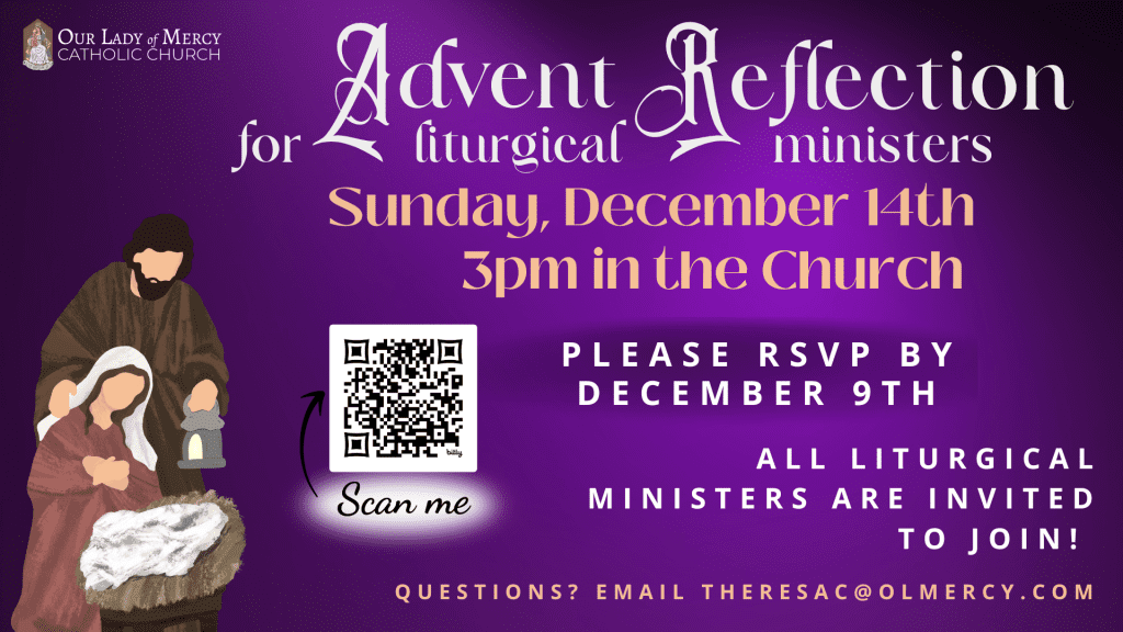 Advent Reflection for Liturgical Ministers – 12/14