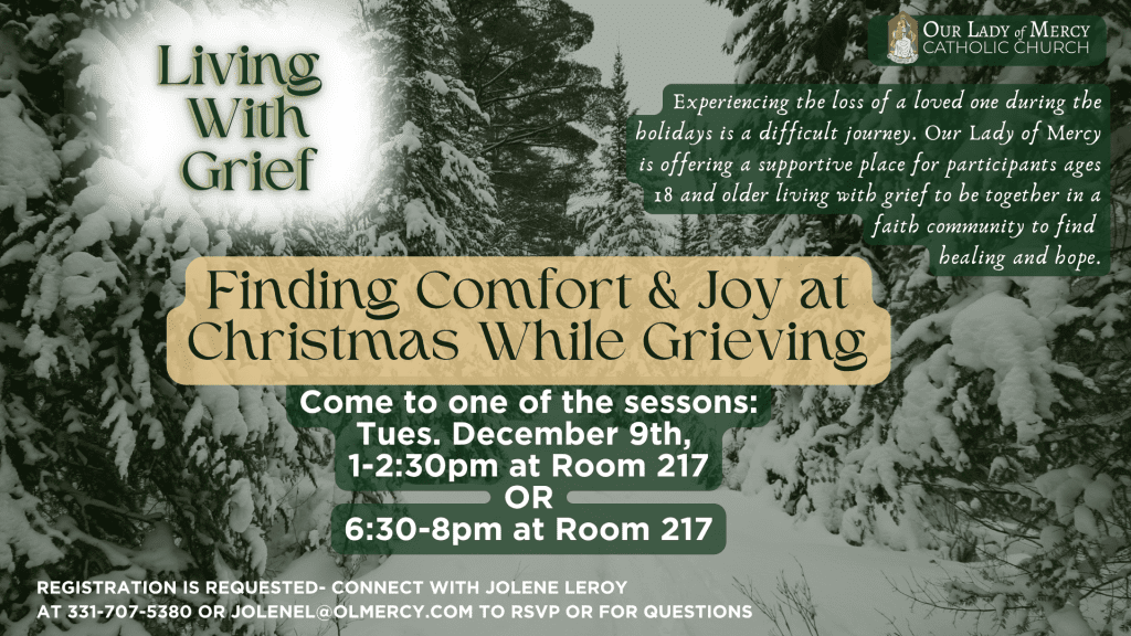 Grief Support Group – 12/9