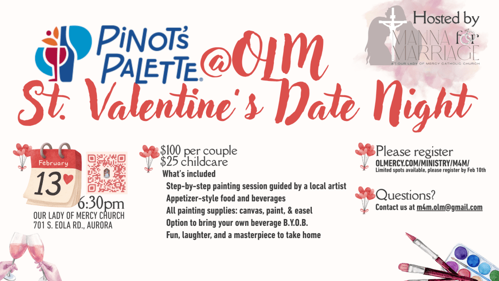 Pinot’s Palette @OLM | St. Valentine’s Date Night – 2/13