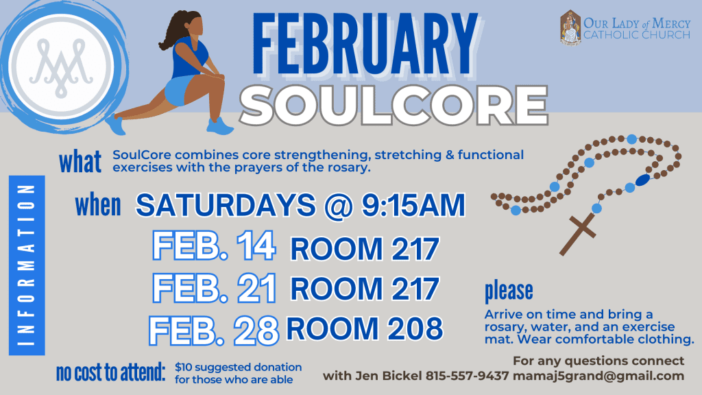 February SoulCore – 2/14, 2/21, 2/28