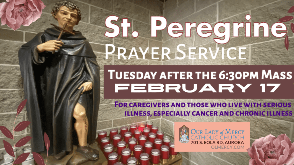 St. Peregrine Prayer Service – 1/20