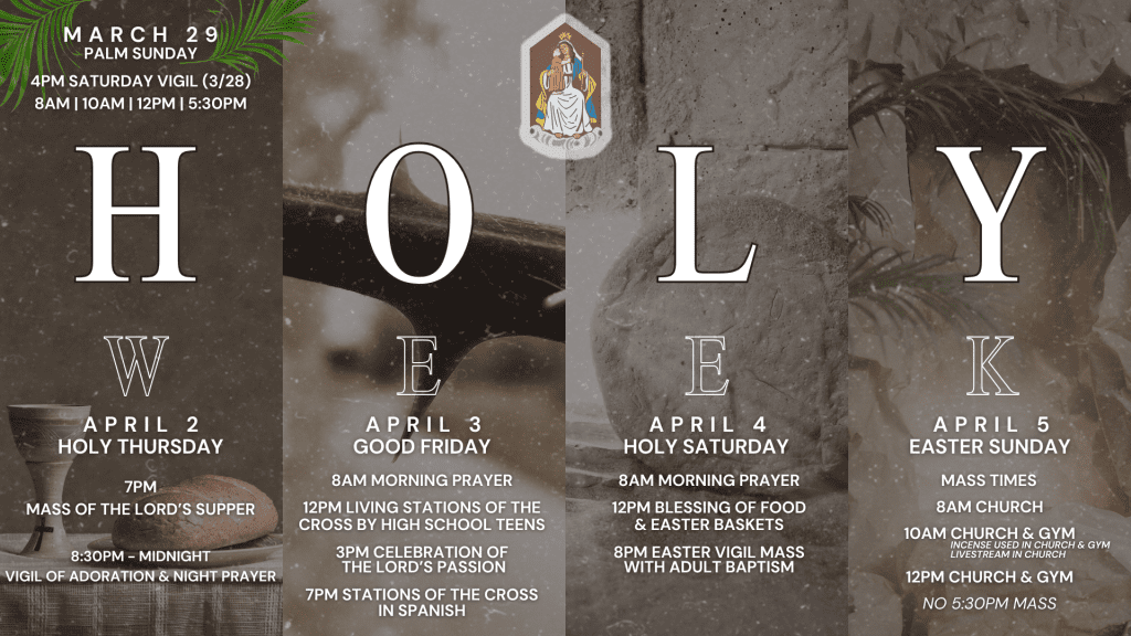 Holy Week 2026