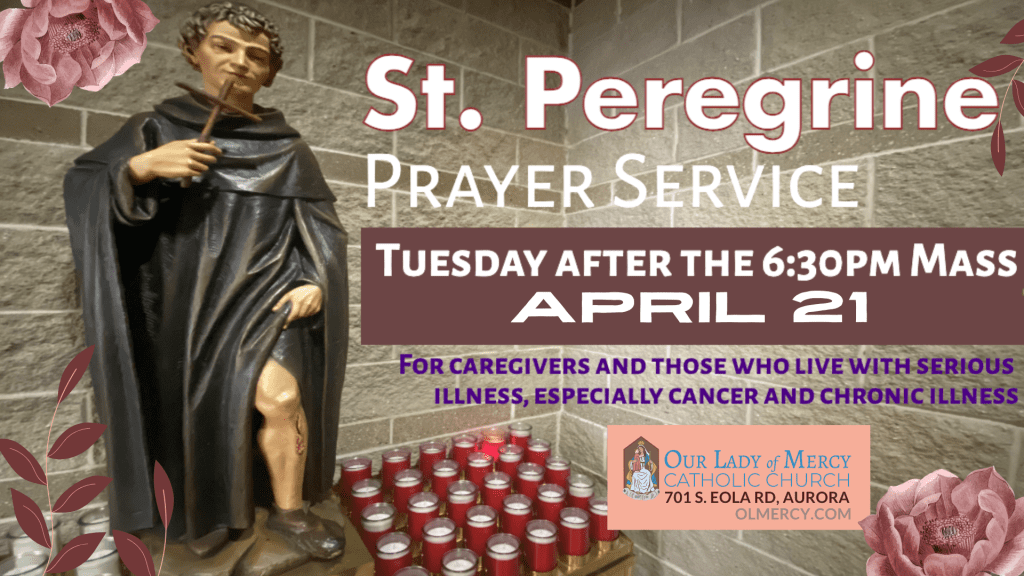 St. Peregrine Prayer Service – 4/21