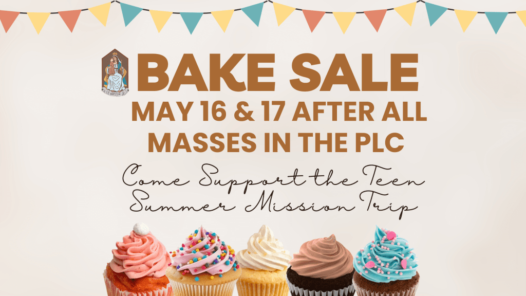 Bake Sale – 5/16 & 5/17