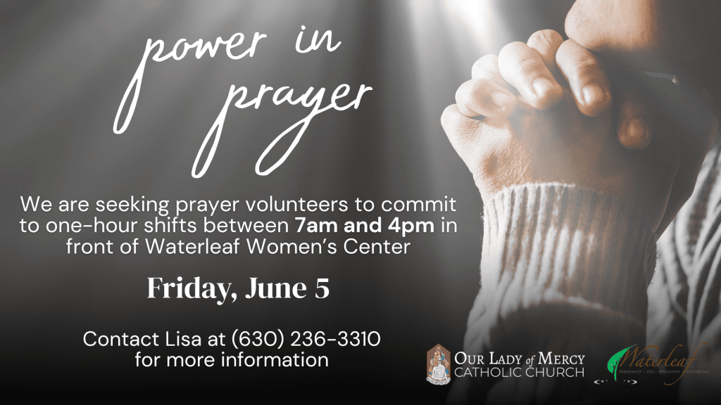 Volunteer to Pray on First Friday – 6/5