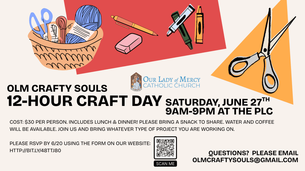 Crafty Souls 12-Hour Craft Day – 6/27