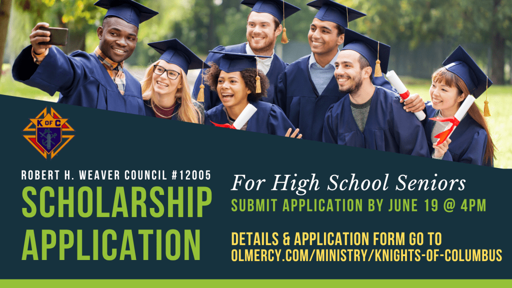 Knights of Columbus Scholarship Application Due 6/19